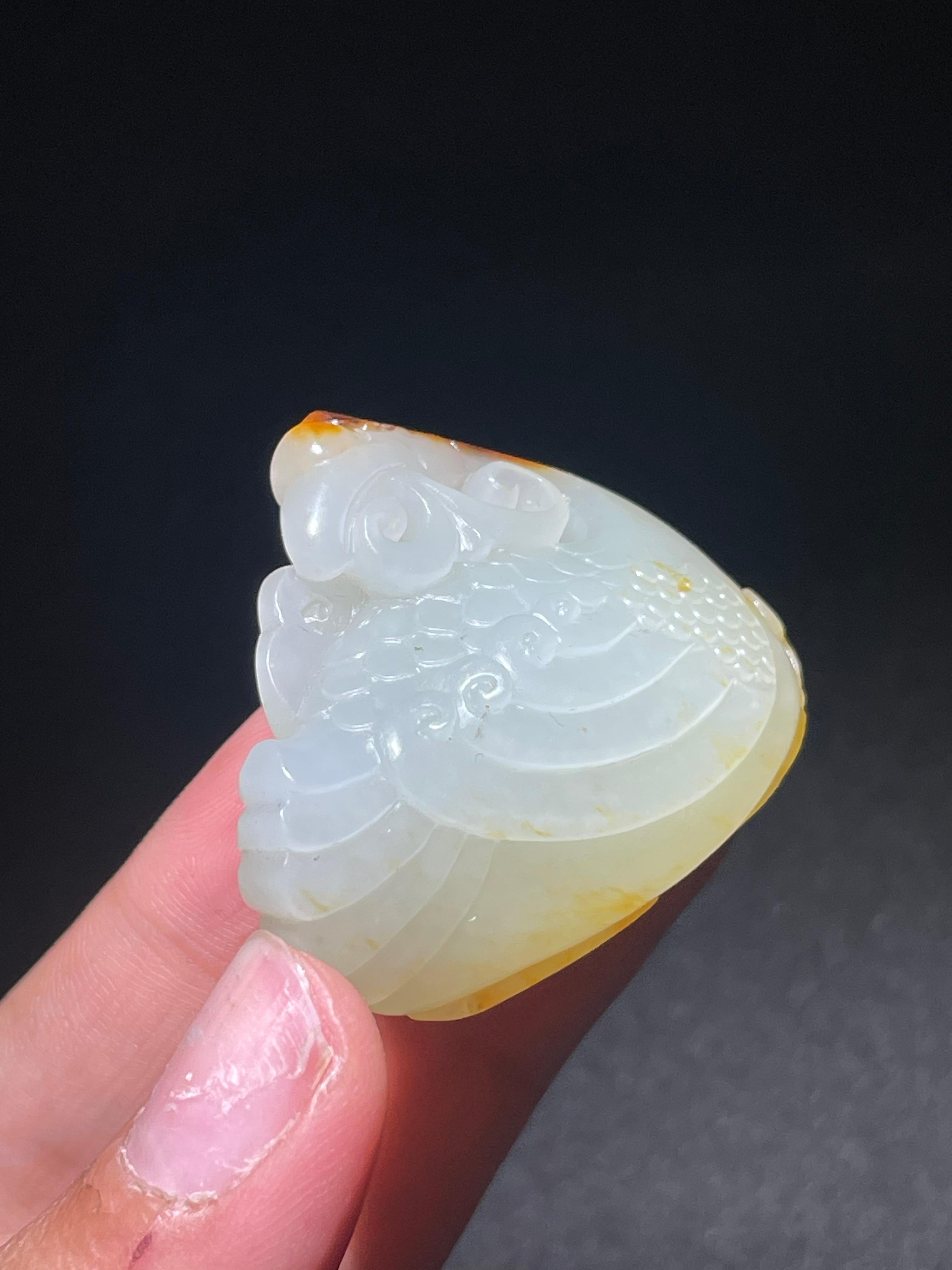 和田玉籽料白玉鹅（38.0g）