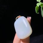 和田山料白玉无事牌挂件（43.0g）