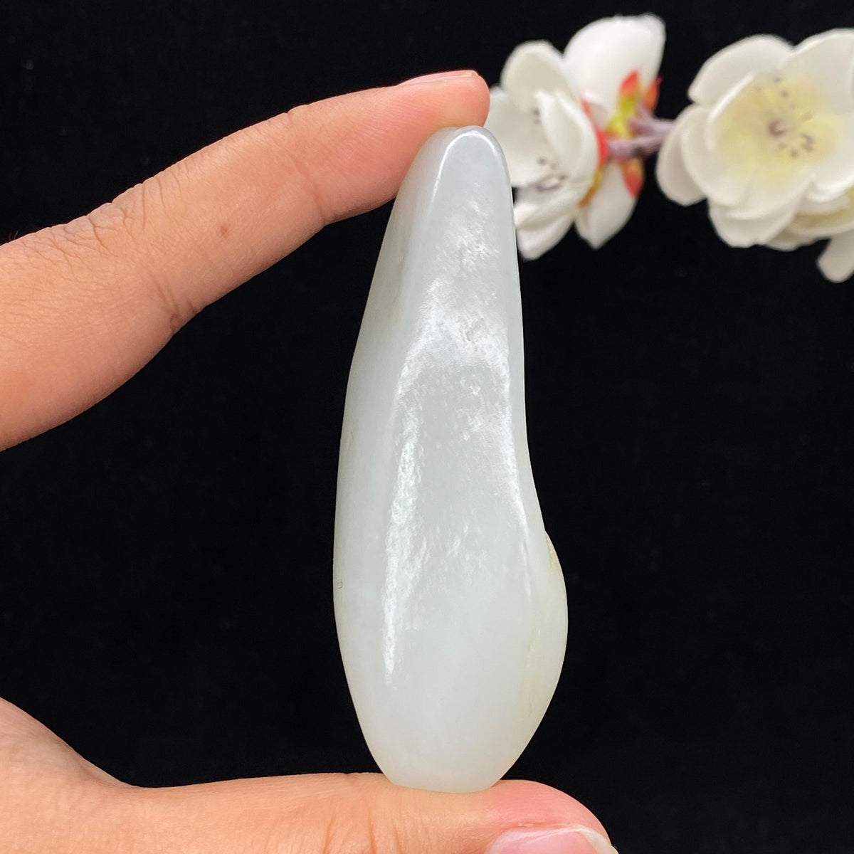 和田玉白玉籽料大挂件（50.2g）