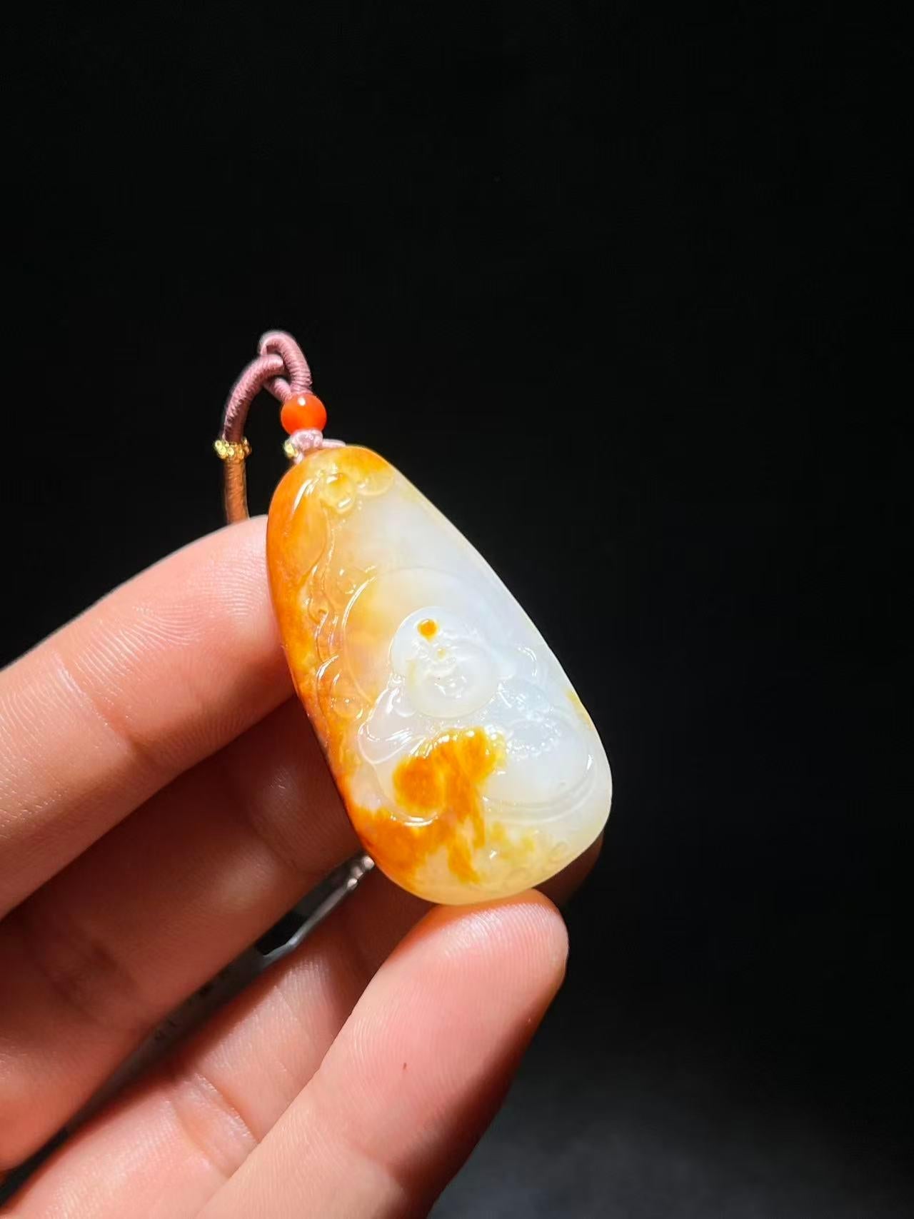 和田玉籽料弥勒佛（15.4g）