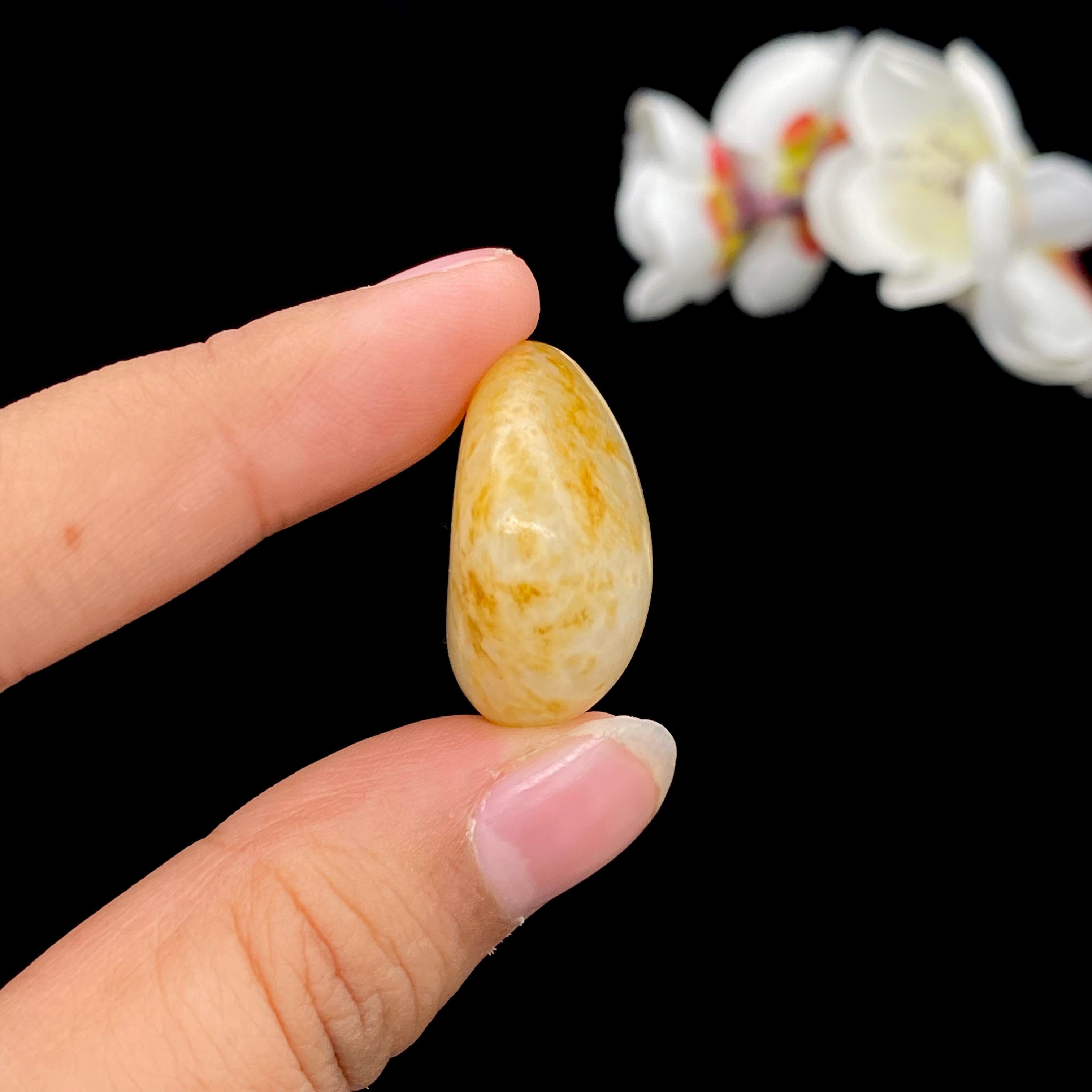 和田玉洒金皮籽料吊坠籽（19g）