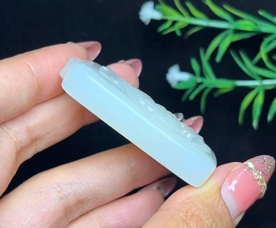 和田玉糖白料下山虎牌（42.2g）