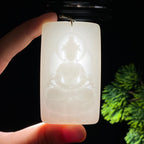 和田玉白玉观音90880481（70.0g）