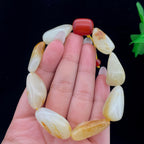 和田玉黄皮籽料【精品手串】（45g）