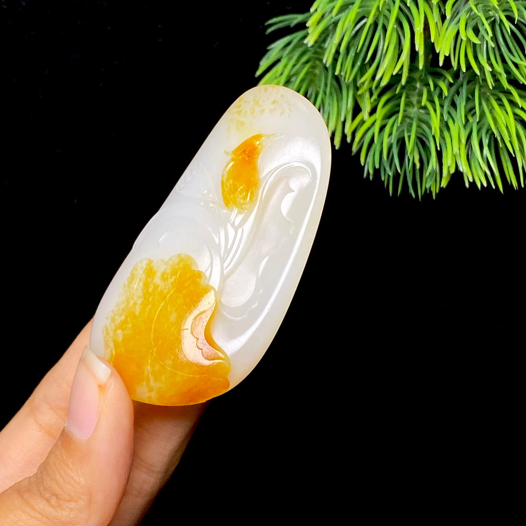 和田玉籽料喜事连连（54.5g）