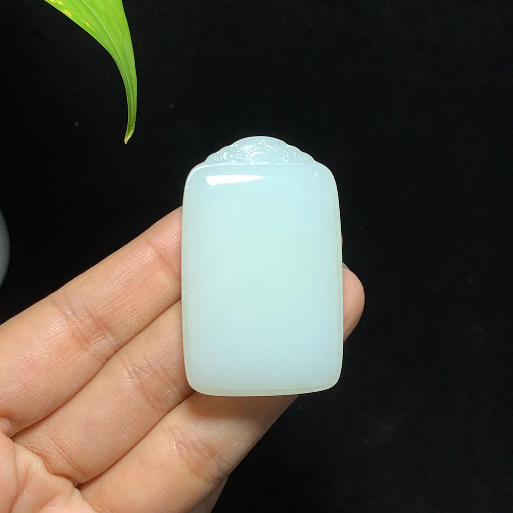 和田山料白玉无事牌挂件（37.2g）