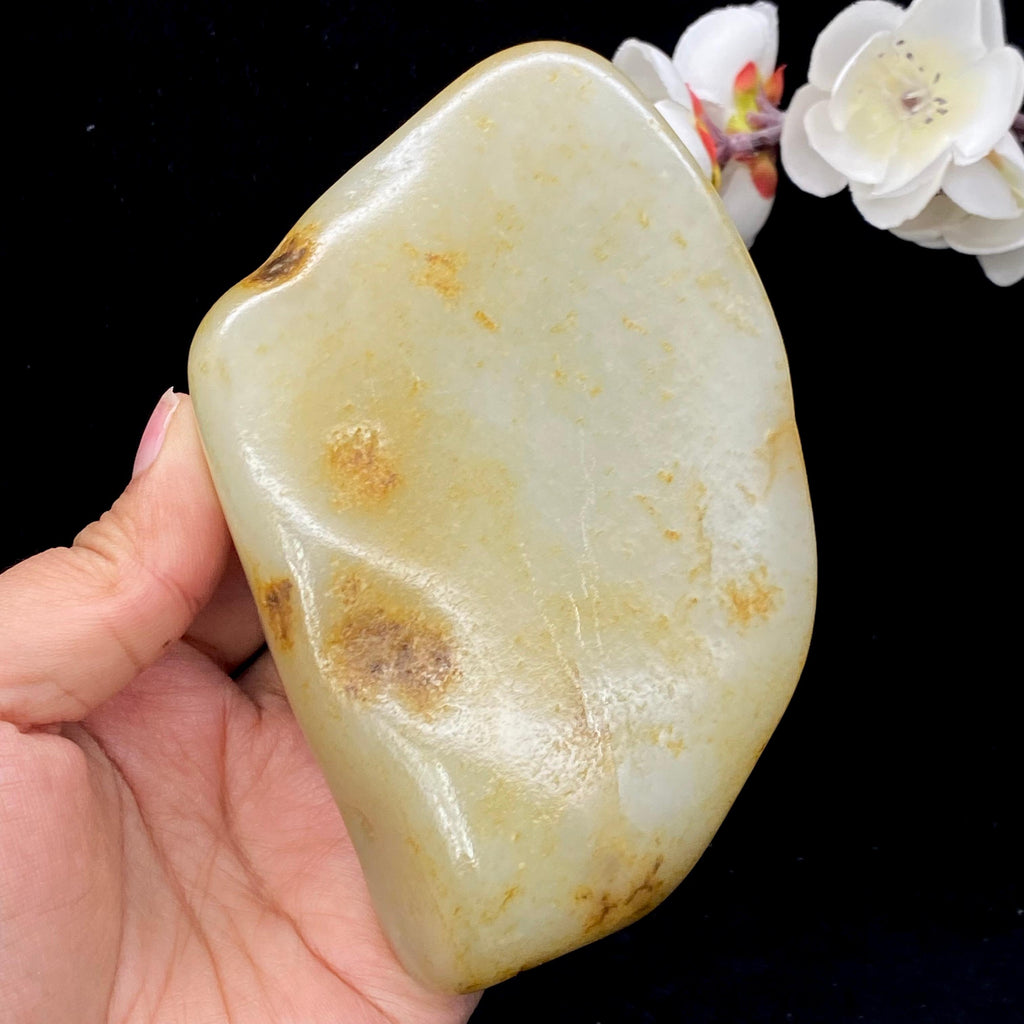 和田玉满洒金皮籽料（407.3g）