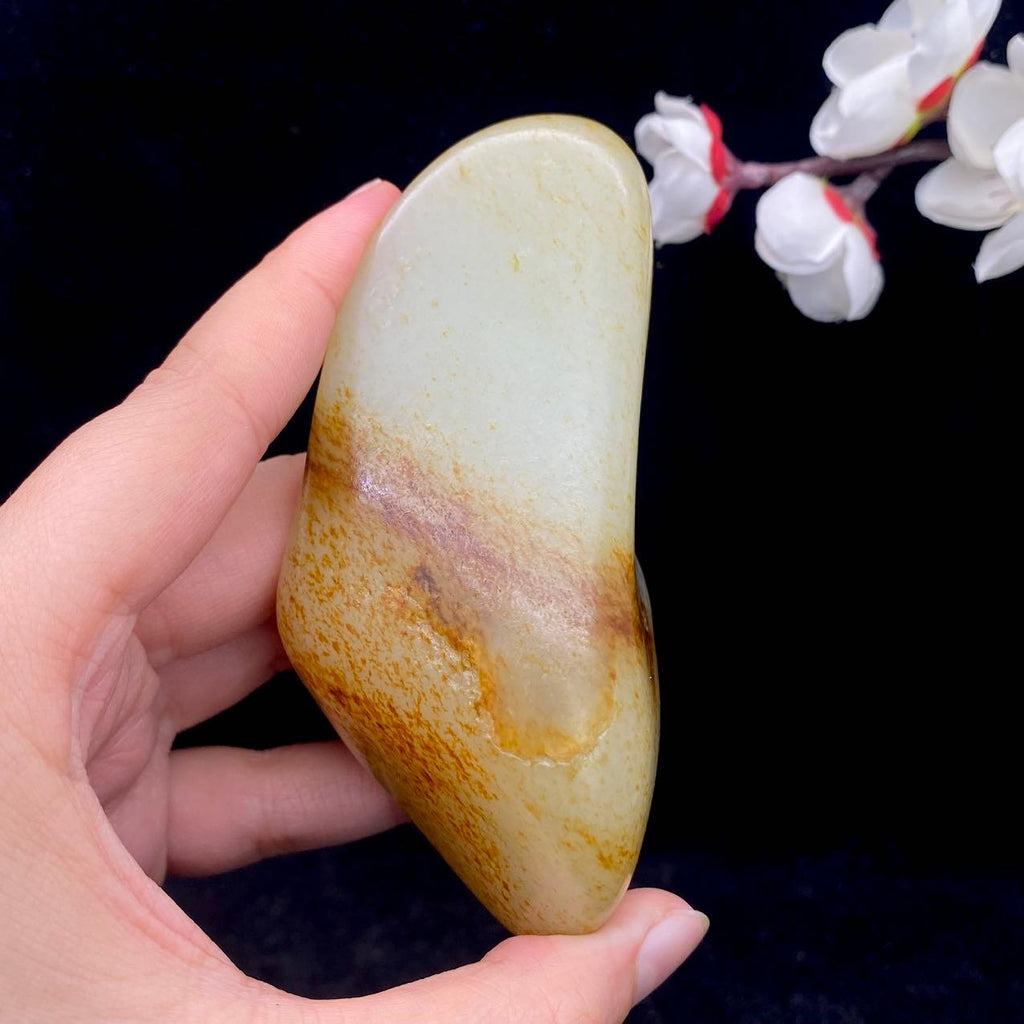 和田玉洒金皮籽料原石（228.5g）