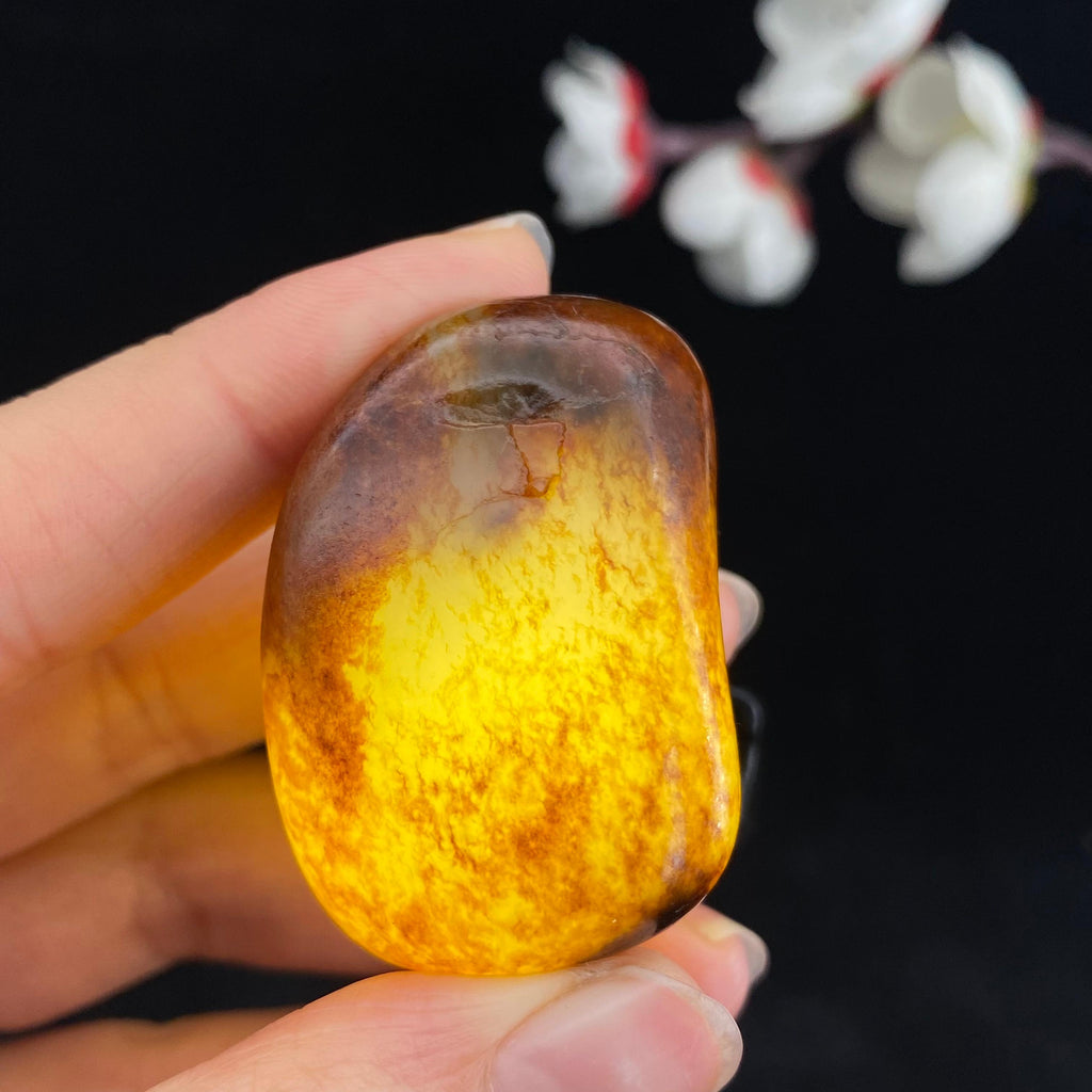 和田玉洒红皮籽料（41.3g）