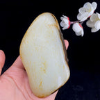 和田玉聚红皮籽料原石（318.5g）