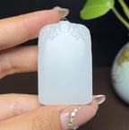 和田羊脂玉吉祥平安无事牌（28.3g）