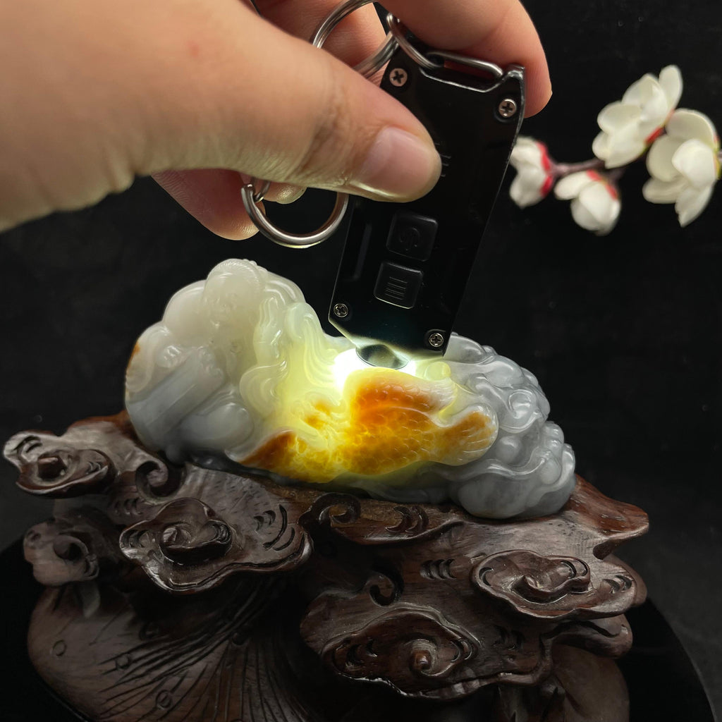 和田玉籽料【伯乐相马】摆件（234.5g）