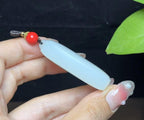 和田羊脂玉平安无事牌（46.5g）