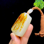 和田玉籽料无事牌（45.5g）