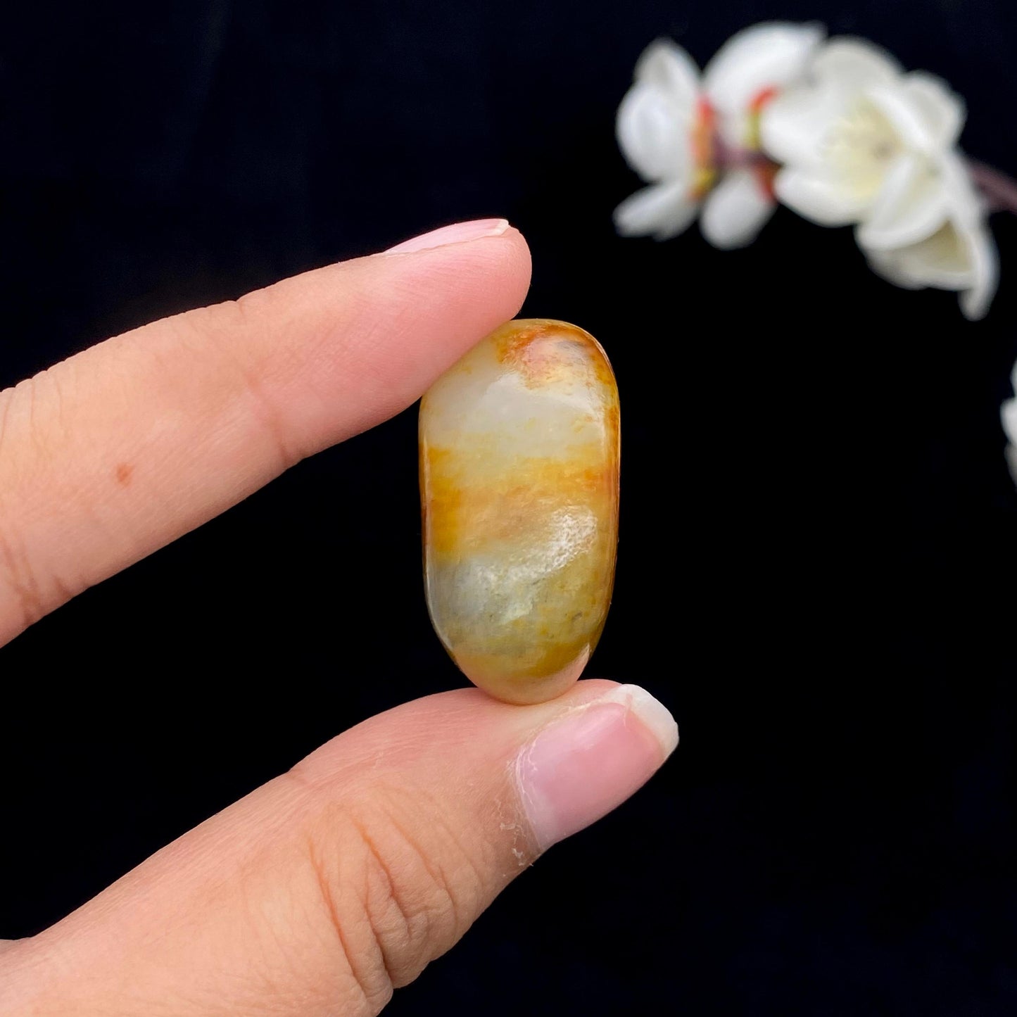 和田玉红皮青花底籽料吊坠籽（20g）