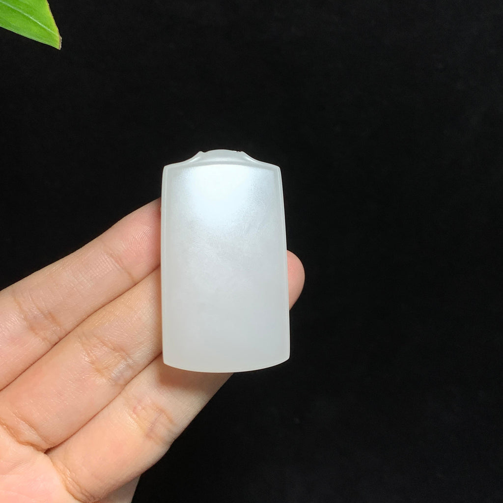 和田山料白玉无事牌挂件（32.3g）