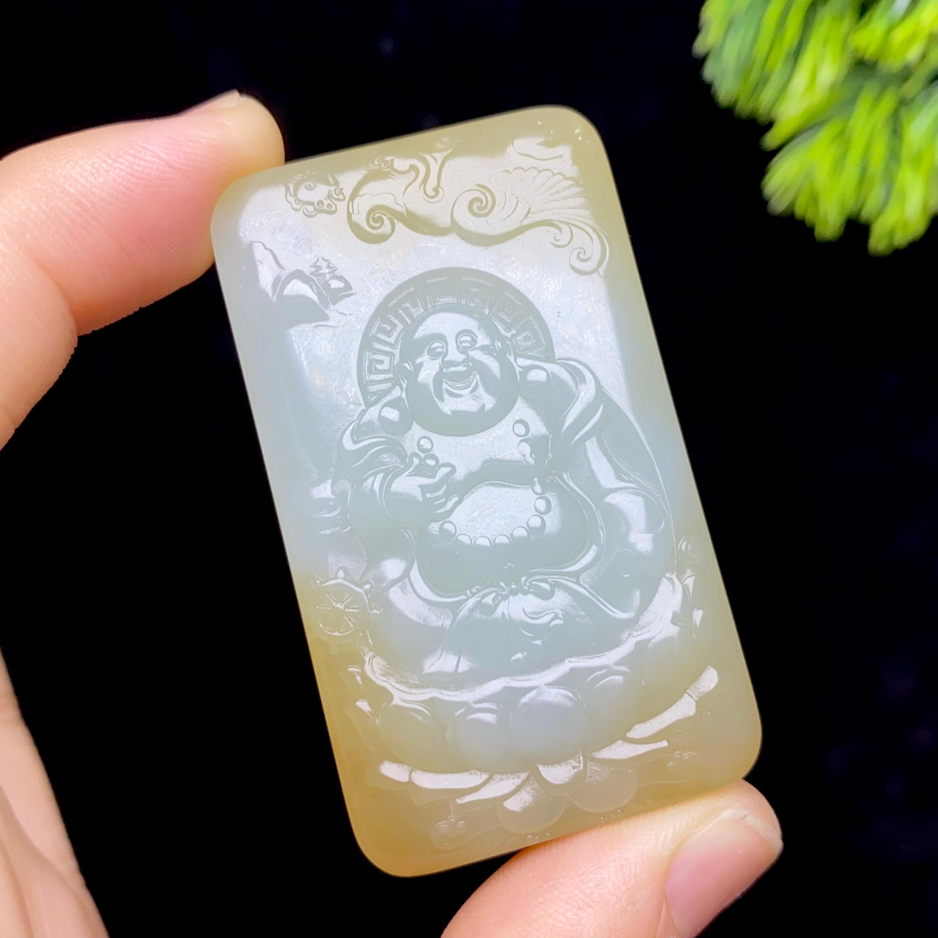 和田玉糖白佛公（40.1g）