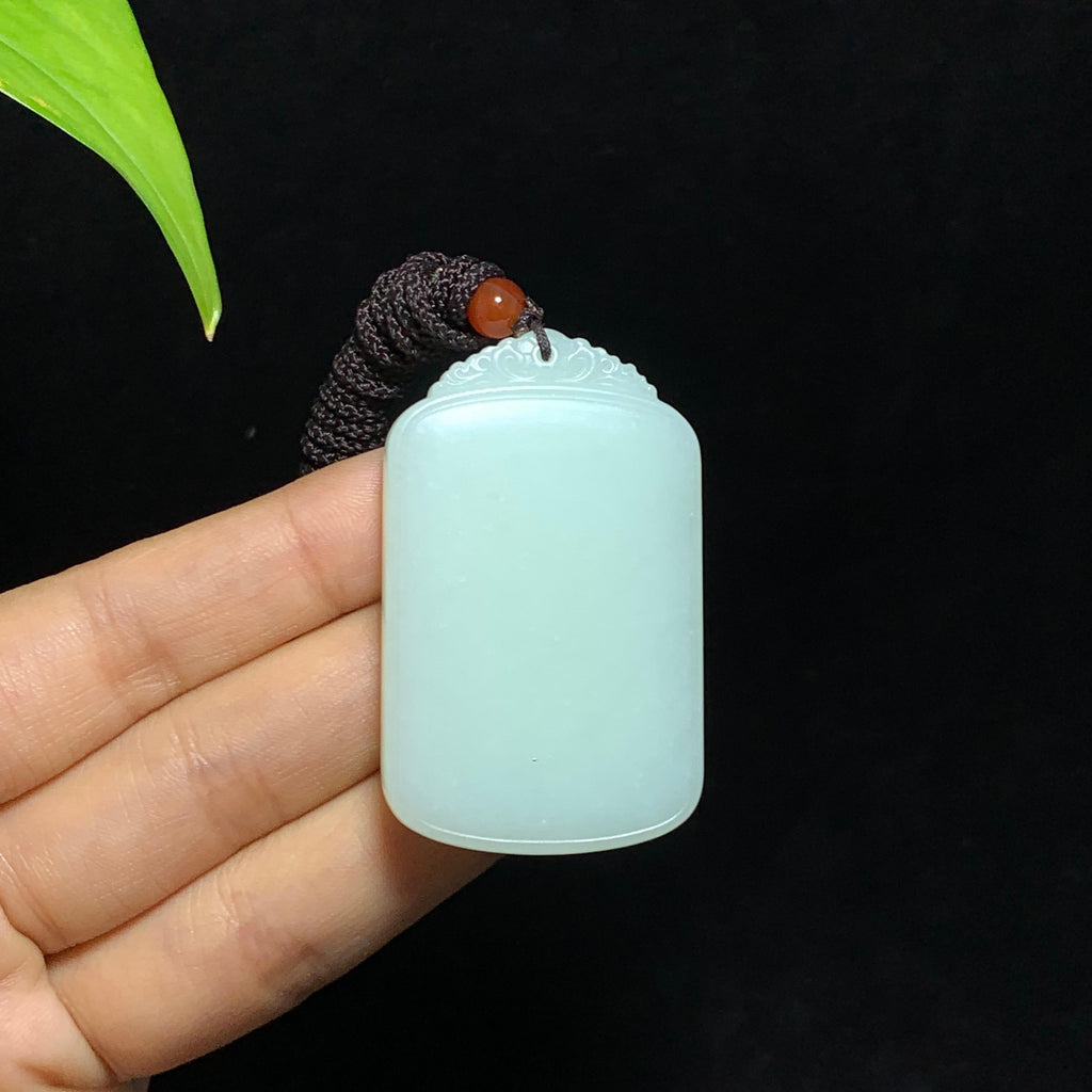 和田山料白玉无事牌挂件（38.4g）