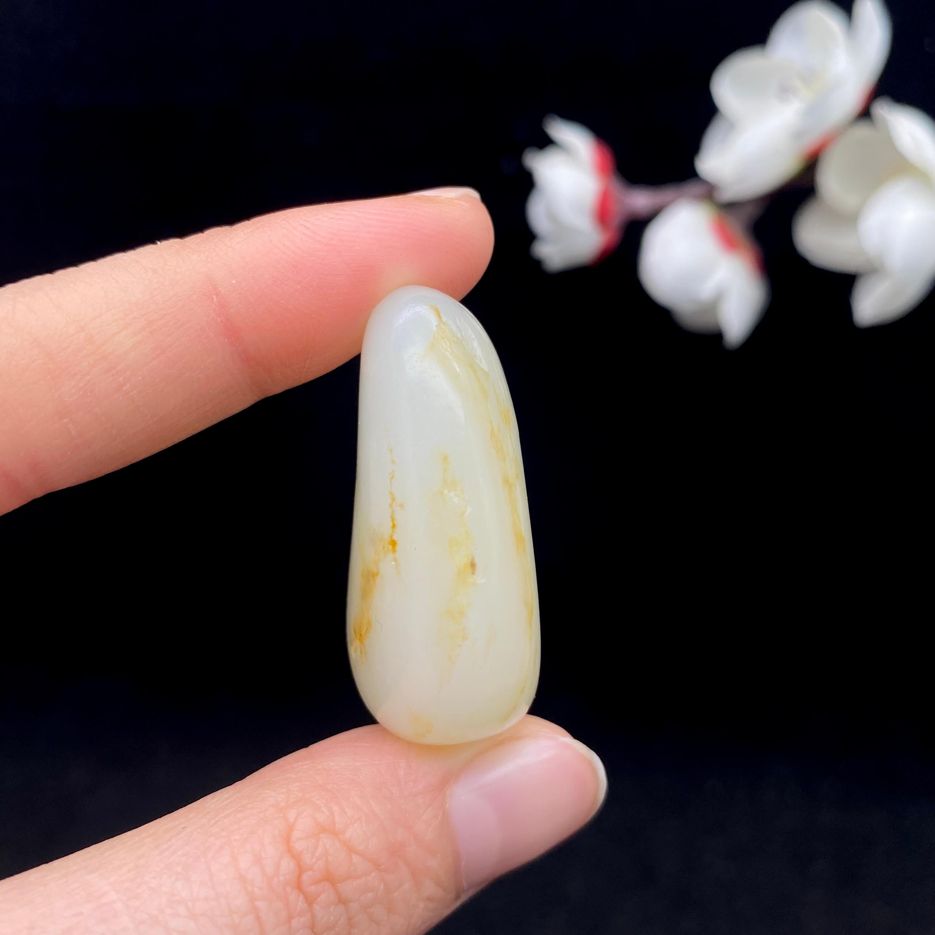 和田玉洒金皮籽料挂件（23.8g）