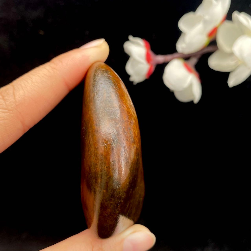 和田玉红沁皮籽料原石（127.1g）