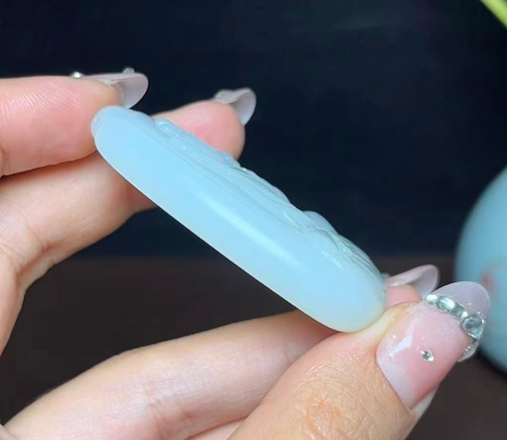 和田羊脂玉虚空藏菩萨（38.6g）