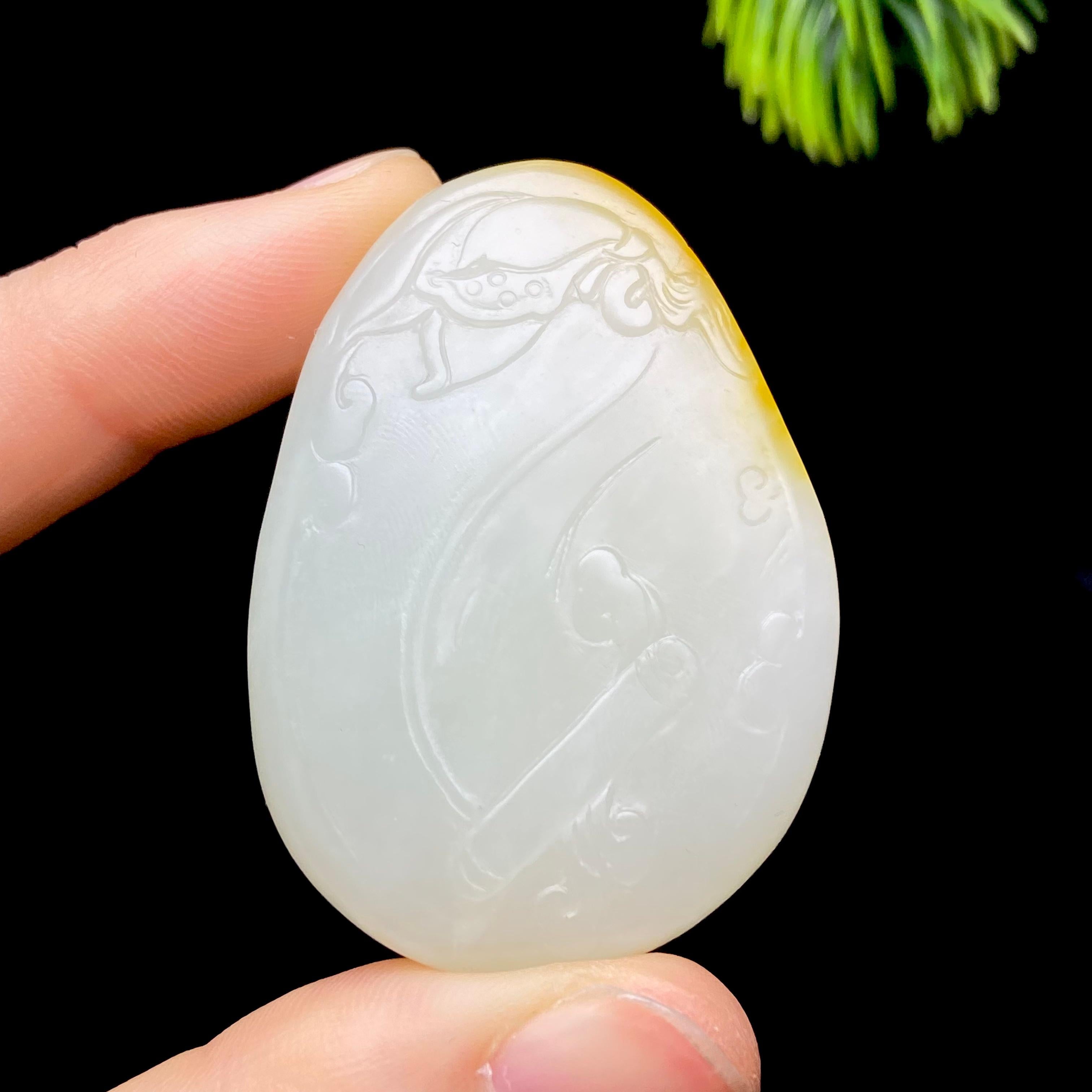 和田玉籽料佛公（42.9g）