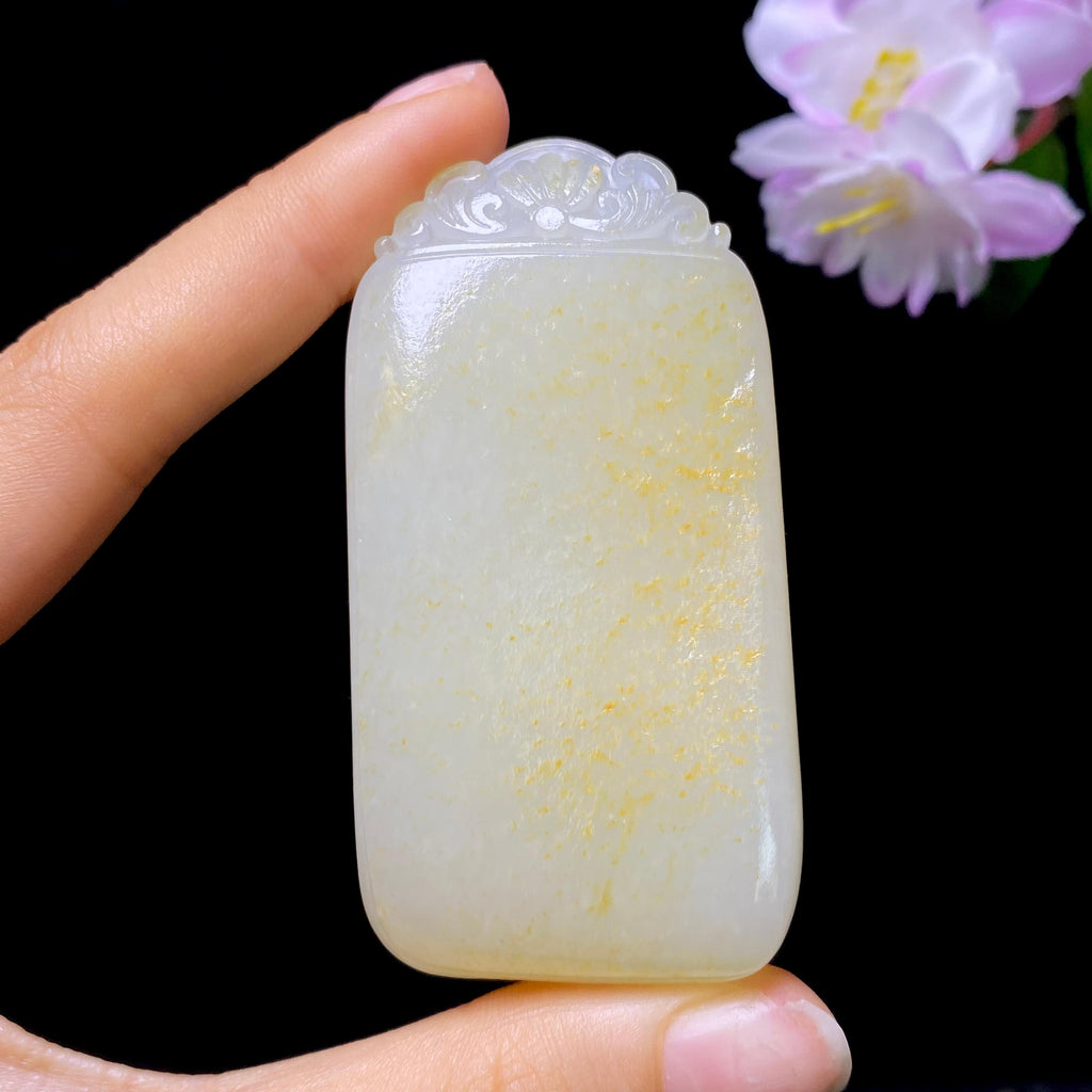 和田玉籽料无事牌（72.5g）