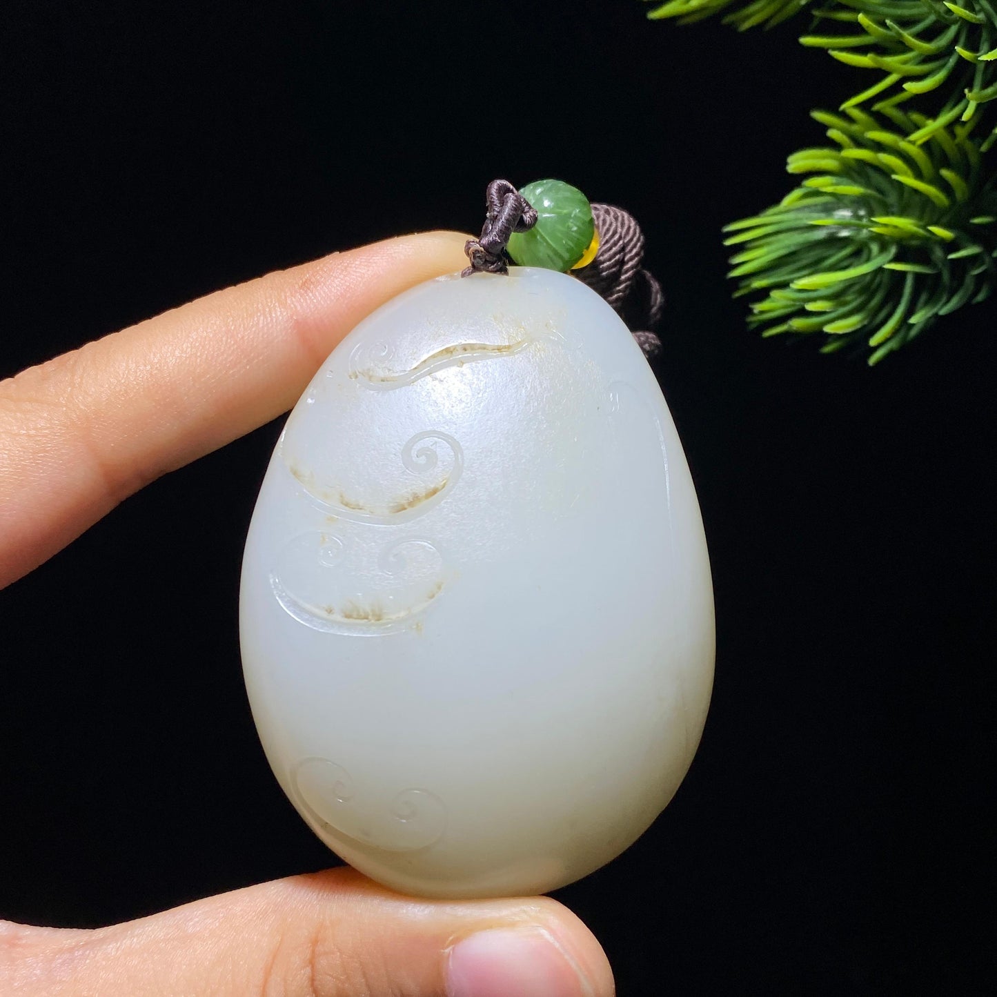 和田玉籽料关公（82.5g）