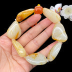 和田玉洒金皮籽料【精品手串】（92.1g）