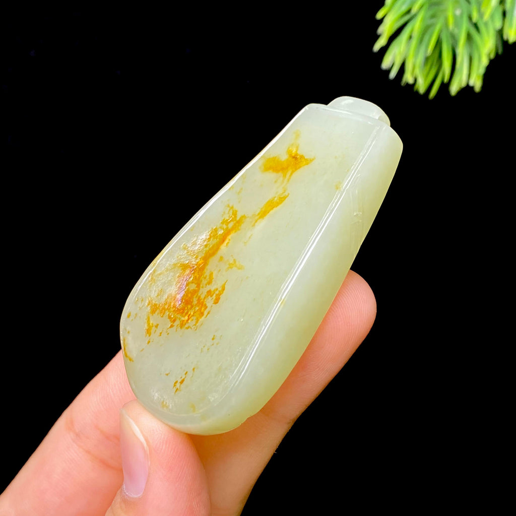 和田玉籽料无事牌（46.0g）