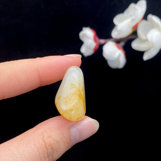 和田玉洒金皮籽料原石（11.4g）