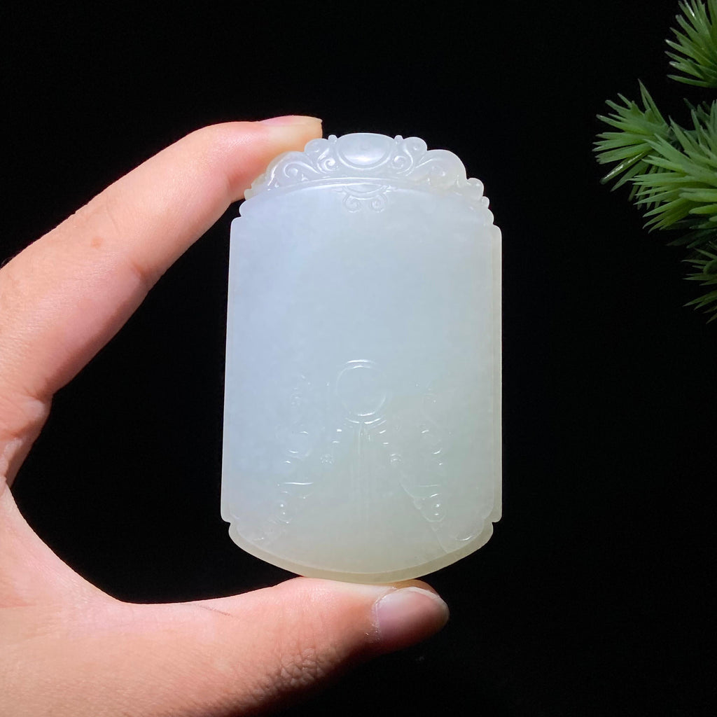 和田玉籽料无事牌（112.9g）