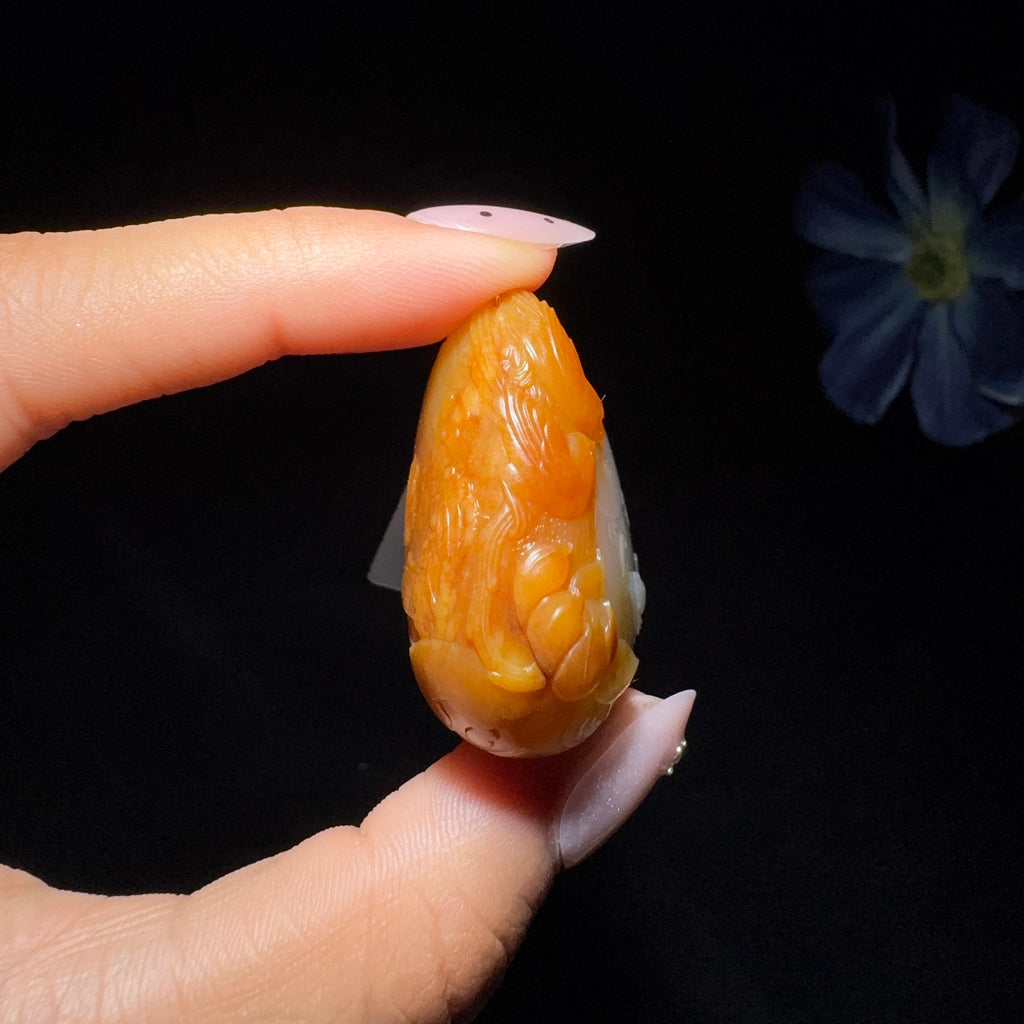 和田玉籽料喜上眉梢（36.1g）