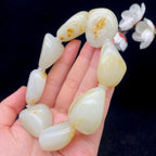 和田玉洒金皮籽料【精品手串】（144.4g）