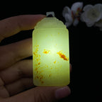 和田玉洒金皮籽料【平安无事牌】（69g）