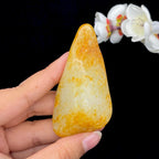 和田玉满洒金皮籽料原石（77.4g）