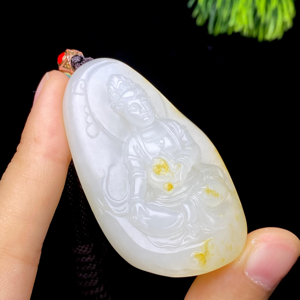 和田玉籽料观音（47.1g）