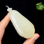 和田玉籽料无事牌（62.6g）