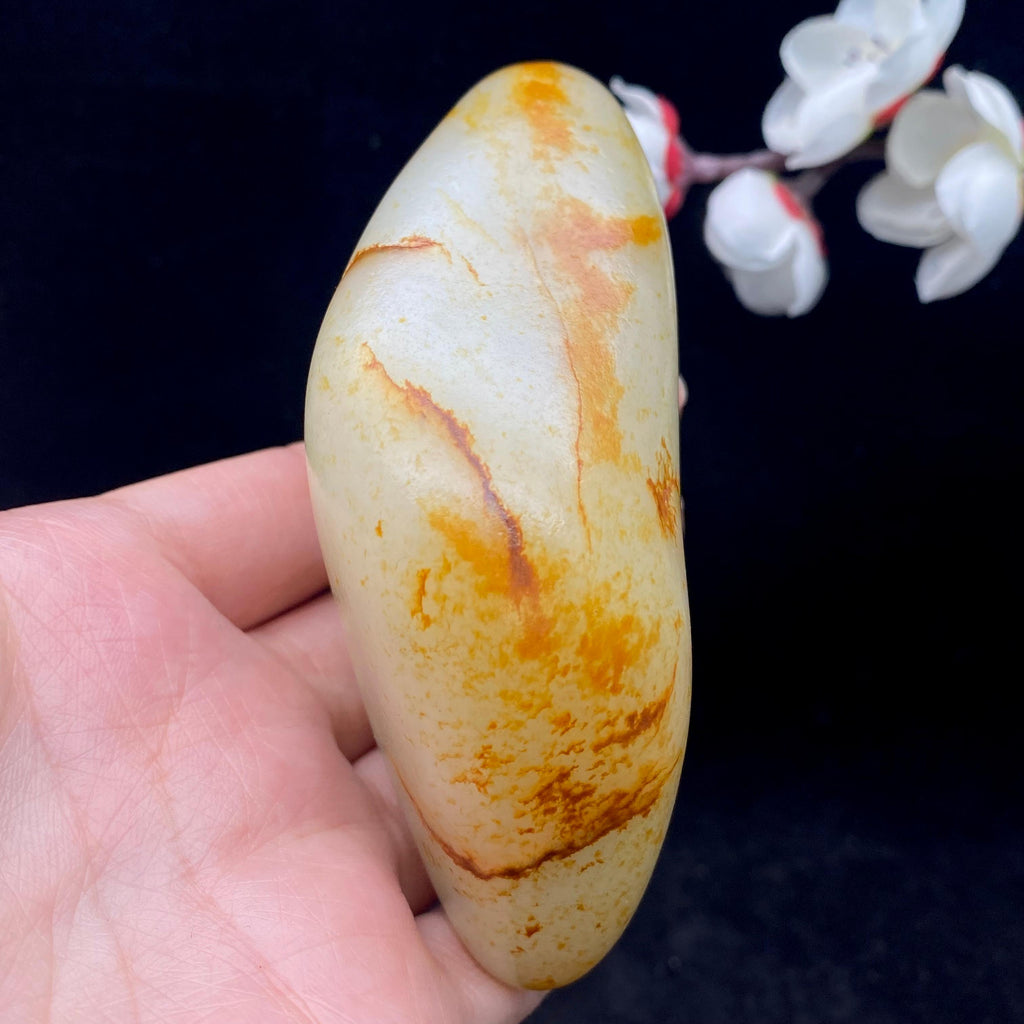 和田玉洒红皮籽料（298.3g）