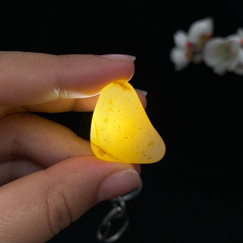 和田玉聚黄皮青花籽料（7.9g）