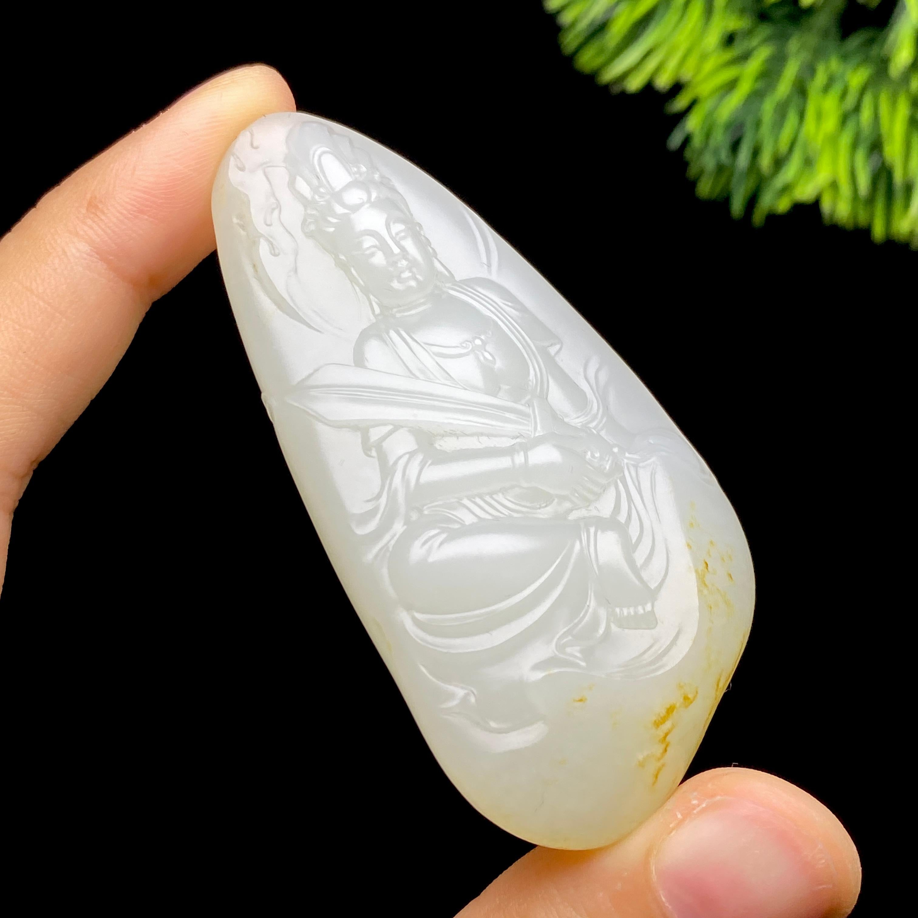 和田玉籽料虚空藏（48.8g）