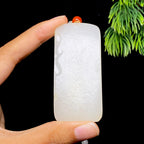 和田玉籽料普贤菩萨（65.91g）