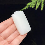 和田玉羊脂白玉无事牌（40.8g）