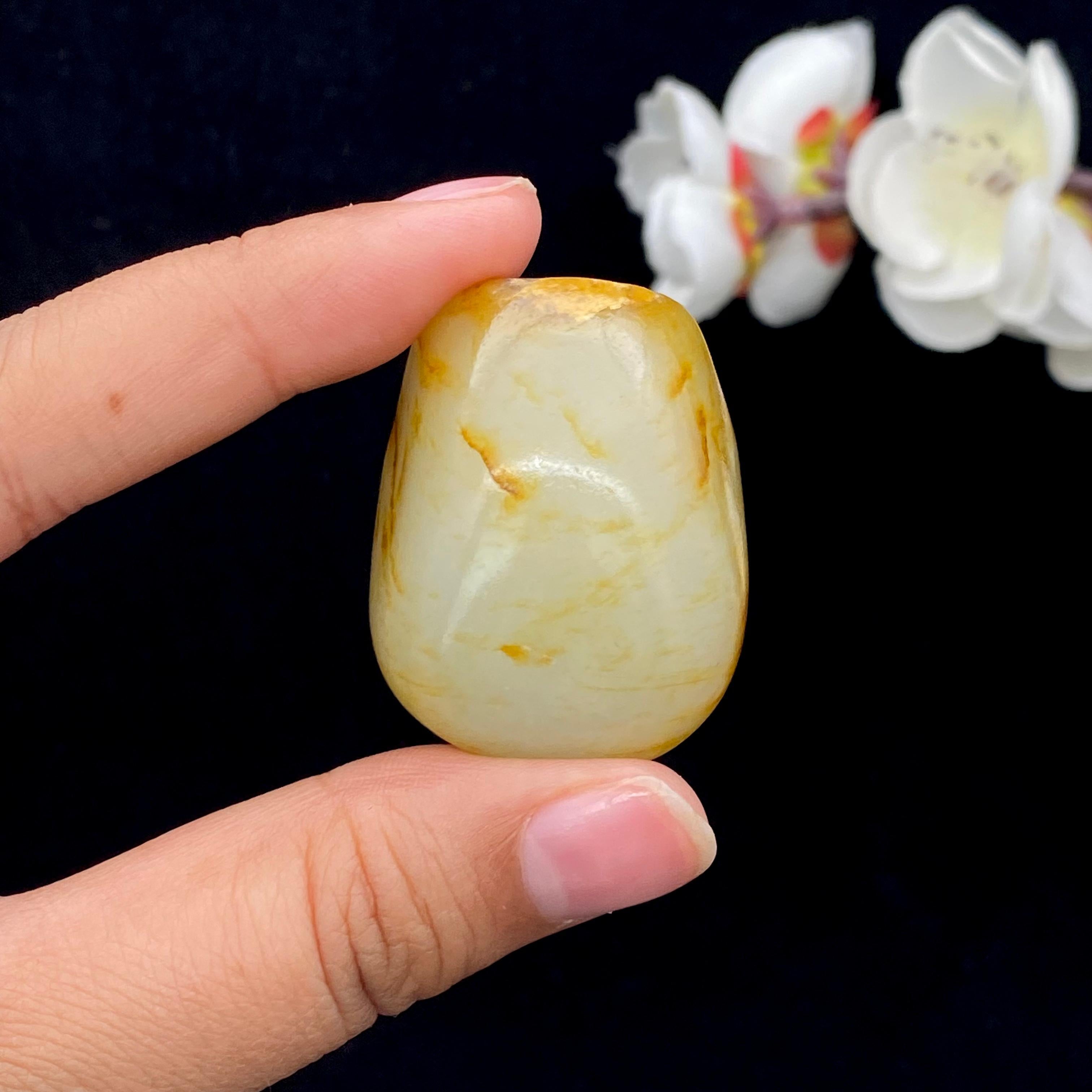 和田玉洒金皮籽料挂件（41.1g）