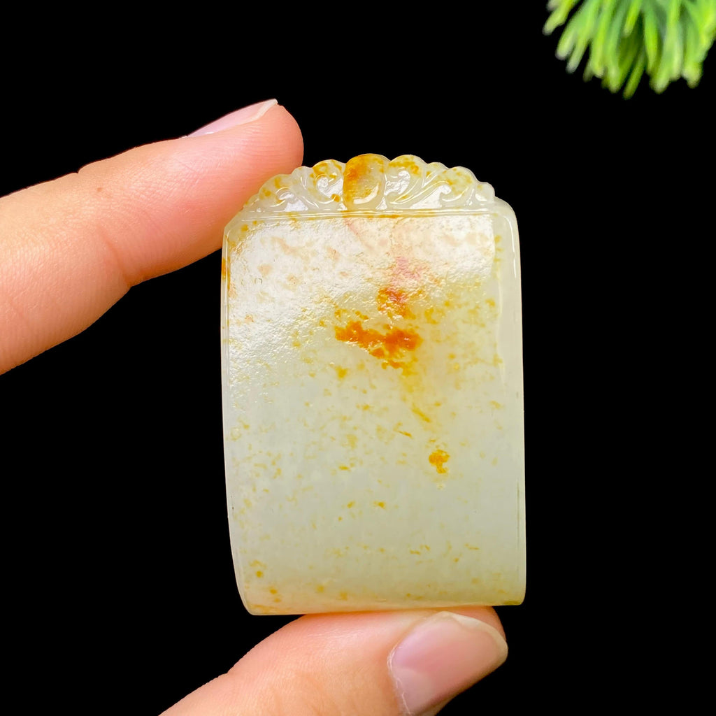 和田玉籽料无事牌（48.8g）