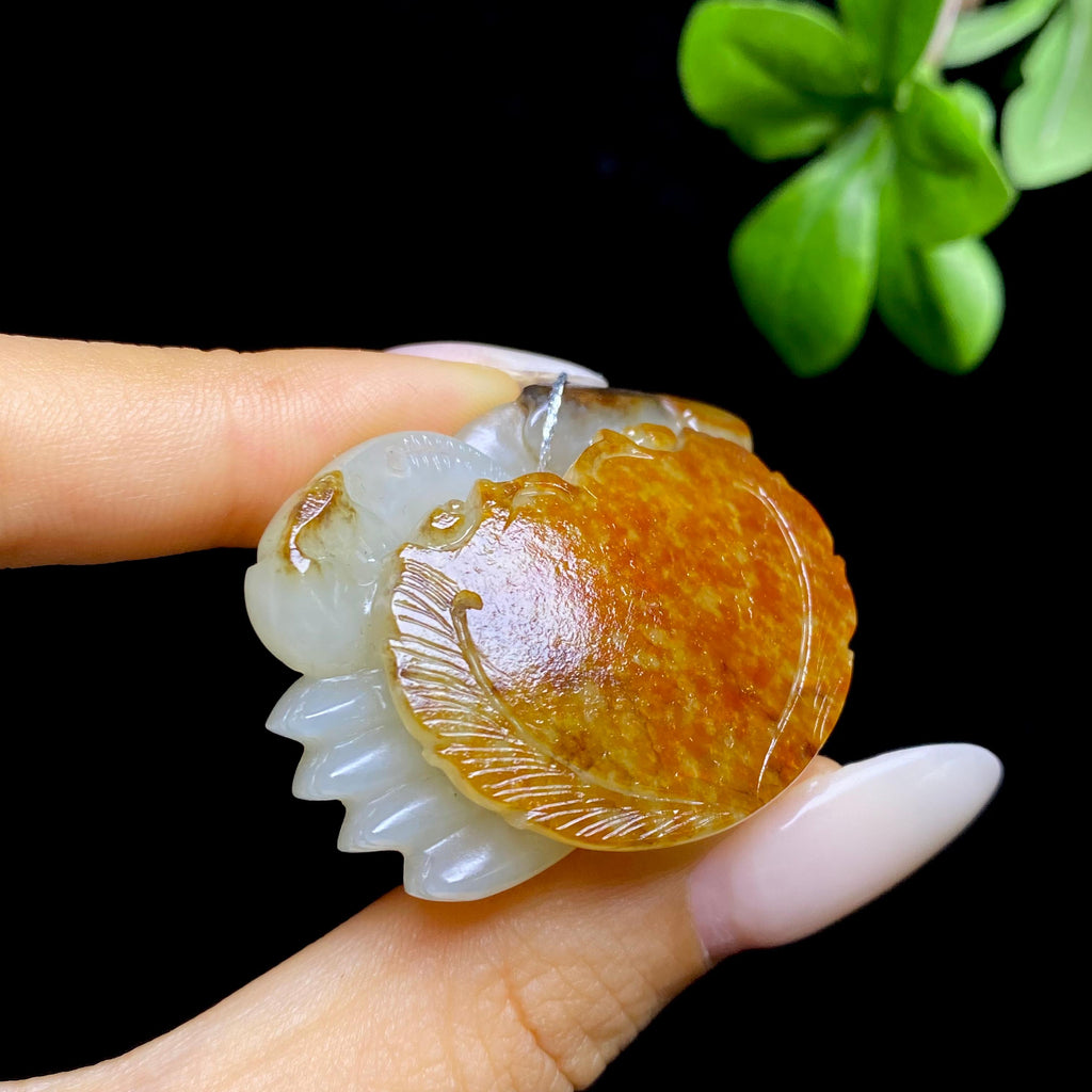 和田玉籽料八方来财HZ2606073045（27.0g）