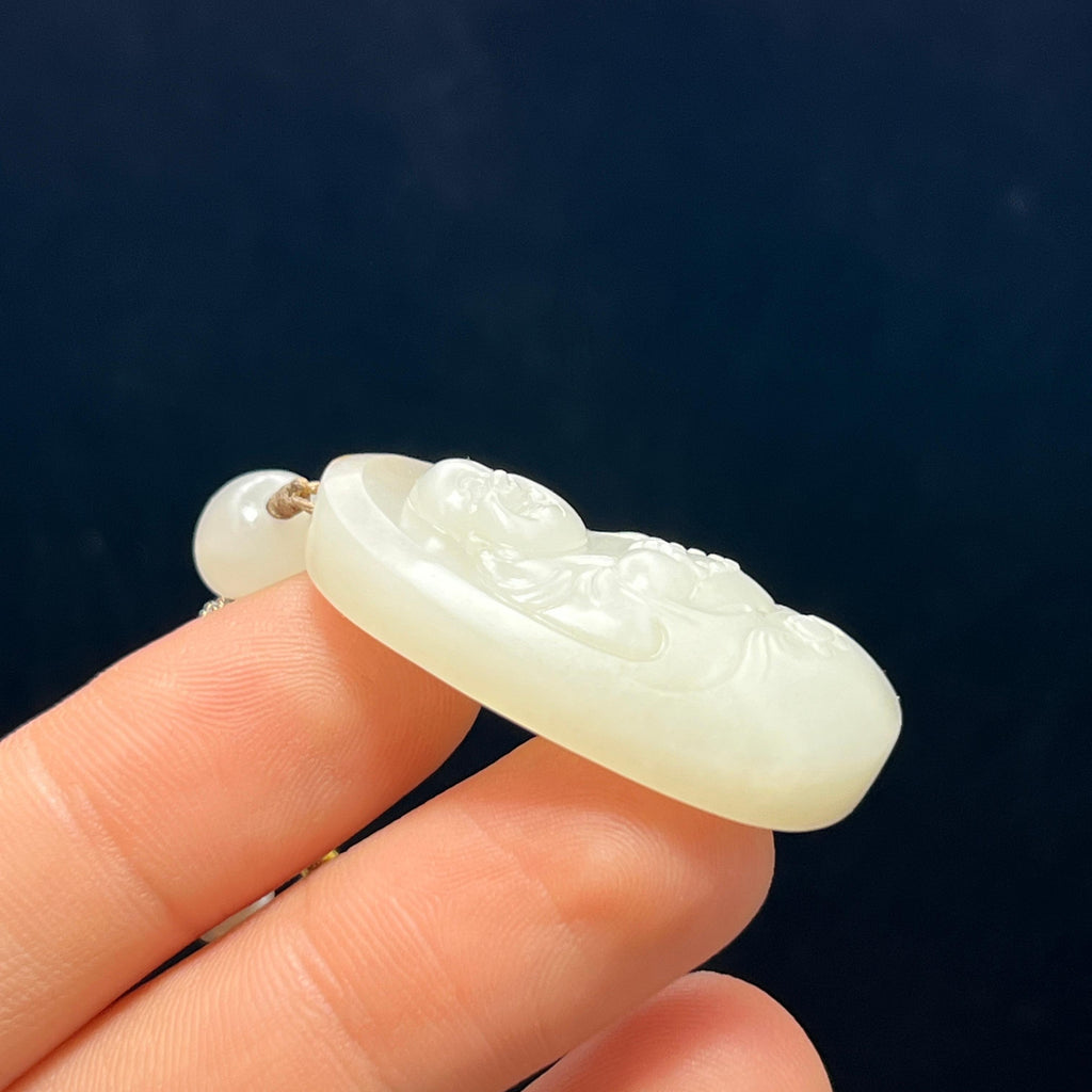 和田玉籽料弥勒佛（18.0g）