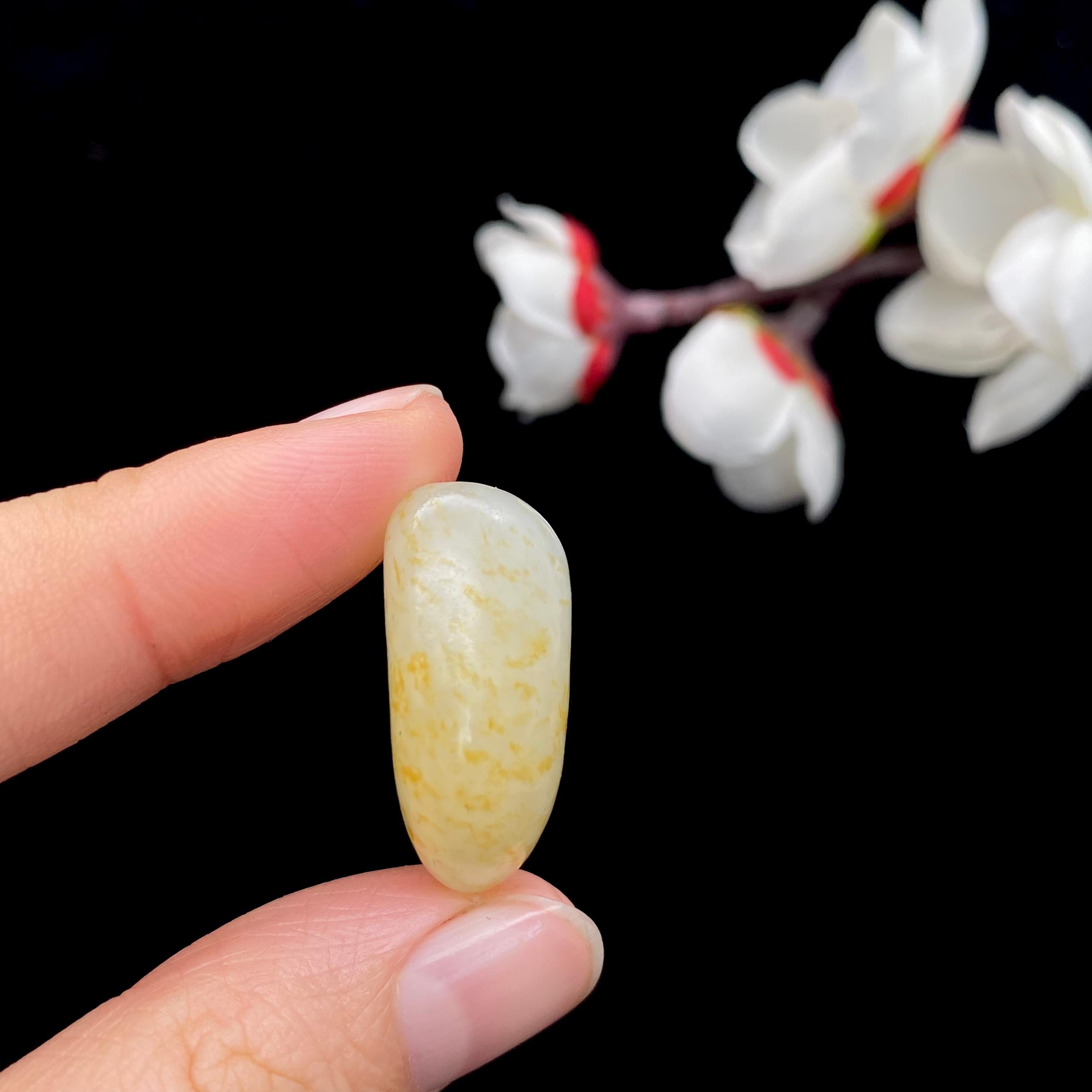 和田玉洒金皮籽料吊坠籽（9.3g）