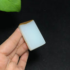 高品质新疆且末糖白玉无事牌挂件（41.3g）