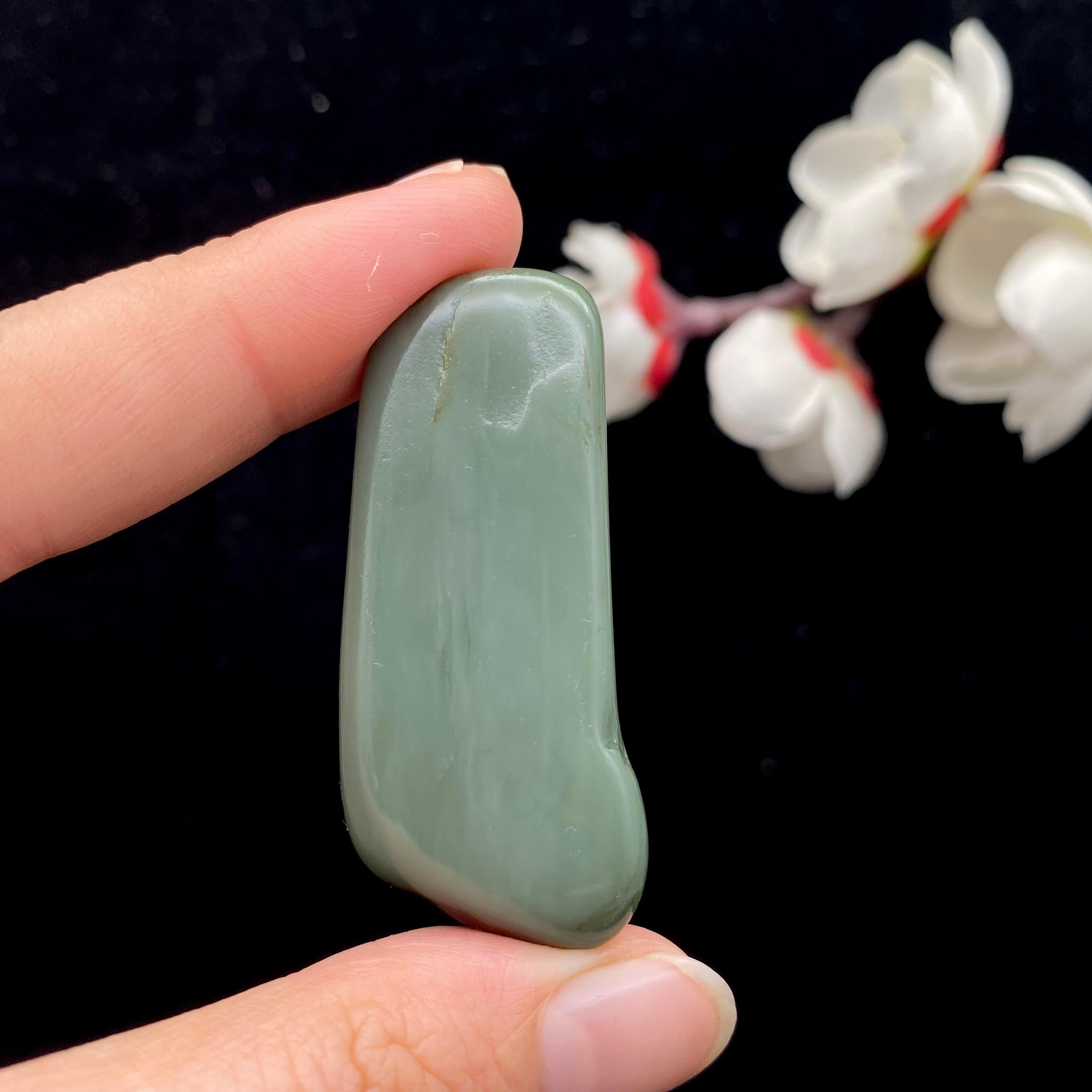 和田玉沙枣青籽料（21.3g）